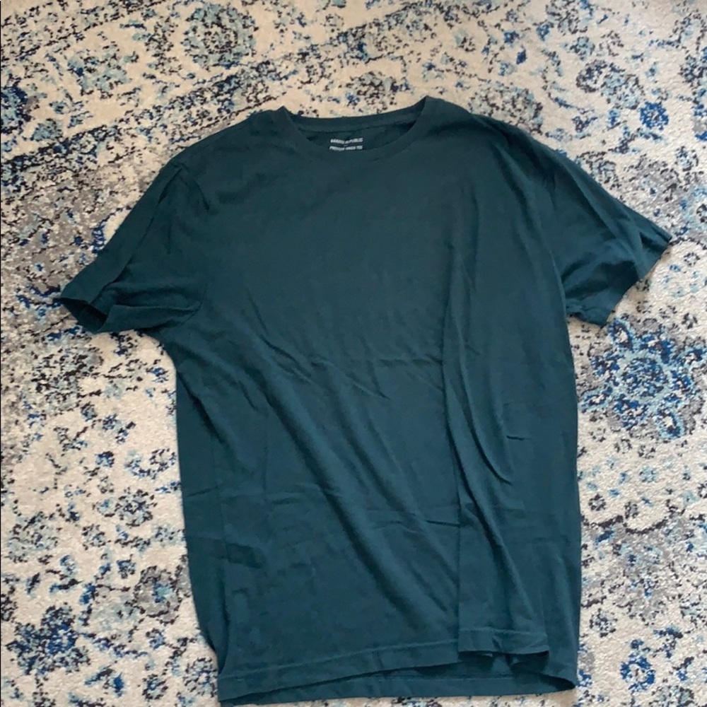 Banana Republic Men’s T-Shirt - Green - Large